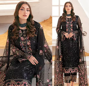 Exquisite Embroidery: Ramsha Embroidery Suit – Elevate Your Elegance with Every Stitch