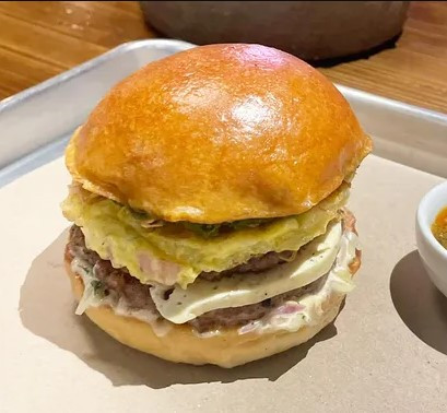 The Dhakaiya Burger From Farmhouse Burger