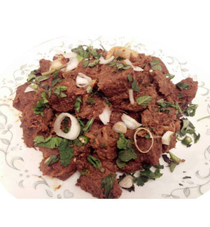 Indian Food: Beef Boti Masala Form "Dhaba Banani"