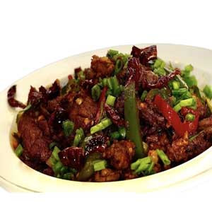 Dry Chili Beef From "Hakka Dhaka"
