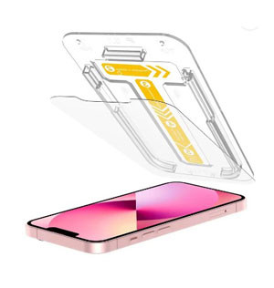 Mohave Full Clear HD Tempered Glass with Alignment Tool for iPhone 13/13 Pro