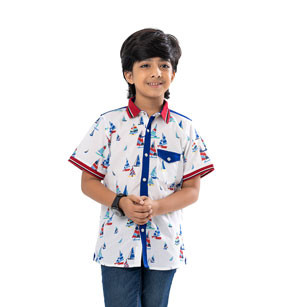 Kids Casual Shirts - White Color casual shirt