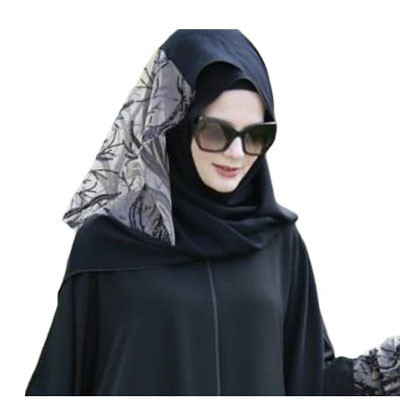 Islami Gifts -  Black Color Premium Arabic Hijab For Women