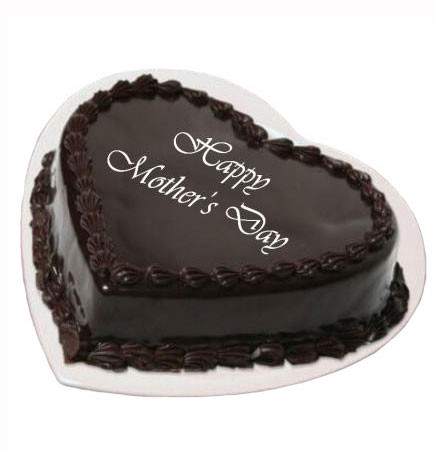 Yummy Yummy's Mother's Day Heart-Shaped Chocolate Cake