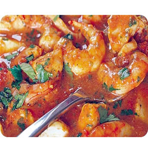 Chinese Food:  Prawn - THAI SHRIMPS RED CURRY From - "XinXian"