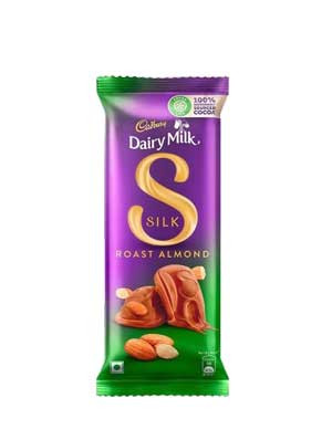 Cadbury Dairy Milk Silk Roast Almond Chocolate Bar 143 gm