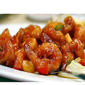 Chinese Food:  Prawn - SWEET AND SOUR PRAWNS  From - "XinXian"