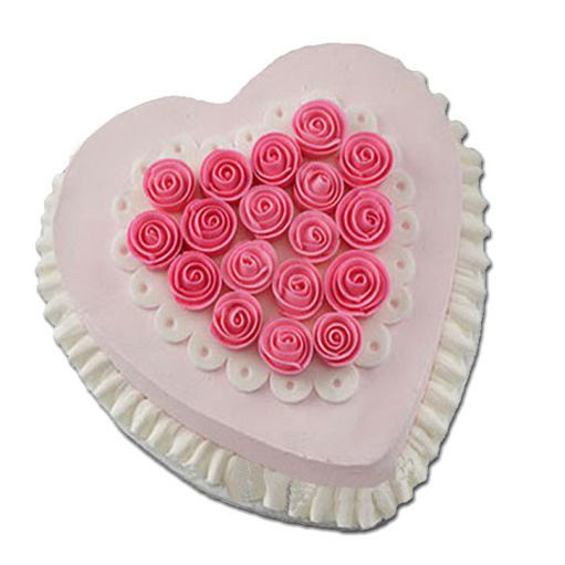Swiss Bakery's Vanilla Heart Cake: Elegant Treat