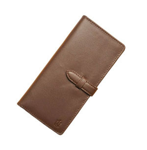 Chocolate Color Long Wallet For Men