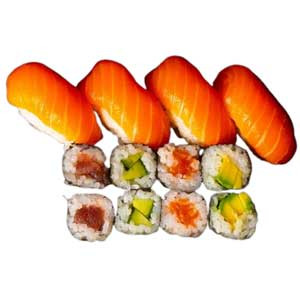 Japanese Food: Trio set  -Sushi Samurai Restaurant