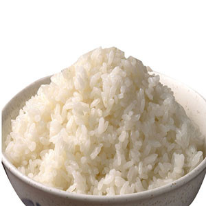 Korean Food:  Steimed Rice From "Little Korea"