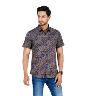 Regular Fit Half Sleeve Shirt For Men