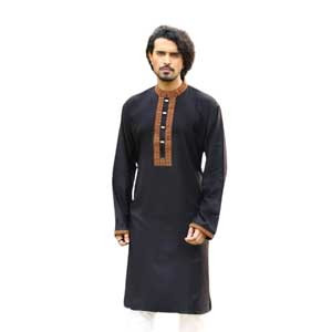 Embroidered Cotton Panjabi