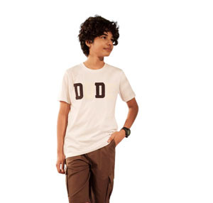 Kids T-Shirt -  Boy's White Color T-Shirt