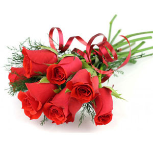 Thai Ruby Radiance: Red Roses Bouquet