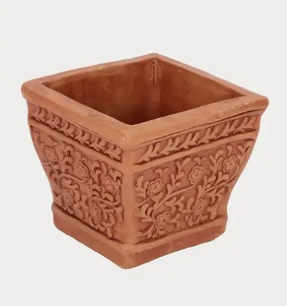Pottery Showpiece  -  Clay Plant Pot