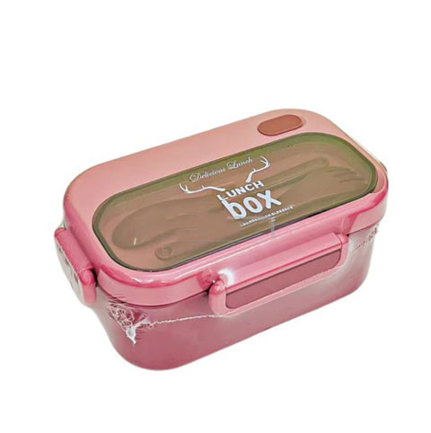 Tiffin Box -  1000ml Airtight Tiffin Box Food Container with Spoons SMT1171