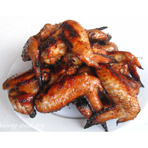 Korean Food:  Charcoaled Chicken Wings From "Little Korea"