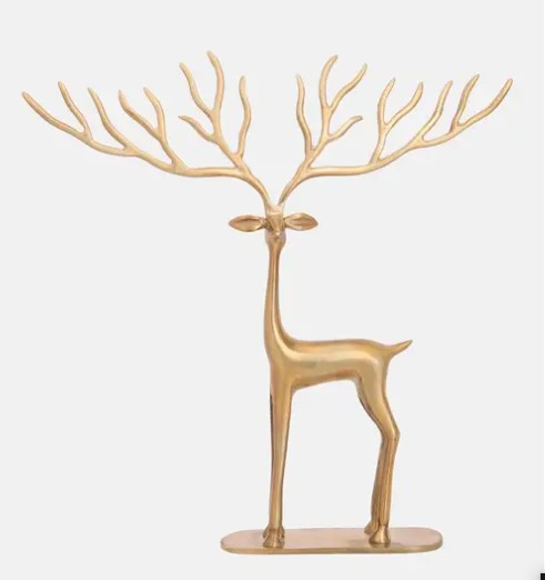 Showpiece  -  Brass Decorative Deer
