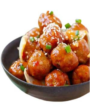Nanking's Signature Sweet & Sour Chicken Ball