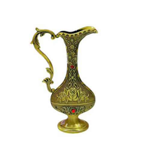 Showpiece - 9 Inch Exclusive Metal Decorative Flower Vase HR1670