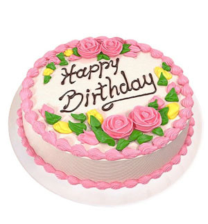 Exquisite Vanilla Round Cake by Cake's Delight