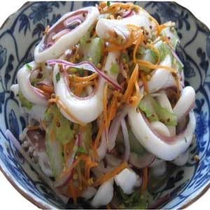 Japanese Food: Cuttlefish & Cucumber - Izumi Restaurant