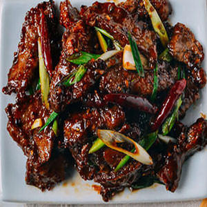 Chinese Food: Mongolian Beef  From "Hakka Dhaka"