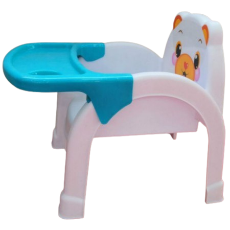 Musical King Feeding Chair- Kids Eating Table and Chair -Blue Color