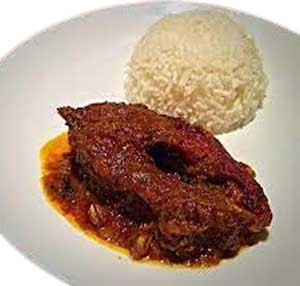 Plain Rice with Rui Fish from Palki Restaurant Sylhet