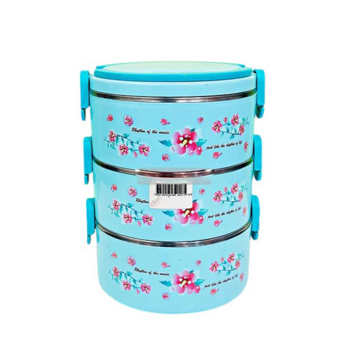 Lunch Box - 3 Layer Lunch Carrier, Tiffin Carrier UNQ0190