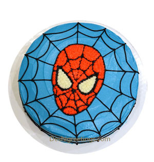 Cooper's Spiderman Vanilla Cake: A Superhero-Inspired Delight