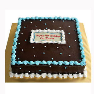 Swiss Bakery's Classic Chocolate Square Cake